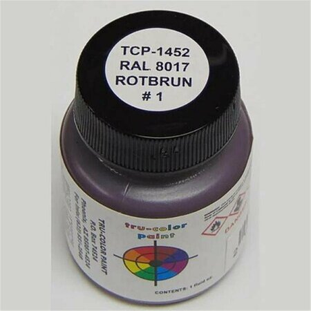 TRU-COLOR PAINT No.1 German Ral 8017 Paint, Red & Brown TCP1452